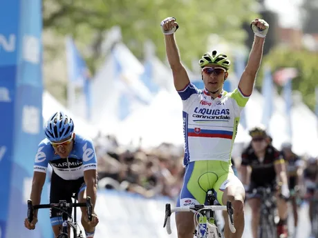 Peter Sagan na pretekoch Okolo Kalifornie 2012. 