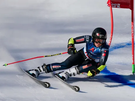 Sara Hectorová počas obrovského slalomu v Lienzi 2023.