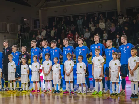 Momentky zo zápasu Slovensko - Chorvátsko (kvalifikácia MS 2024 vo futsale)
