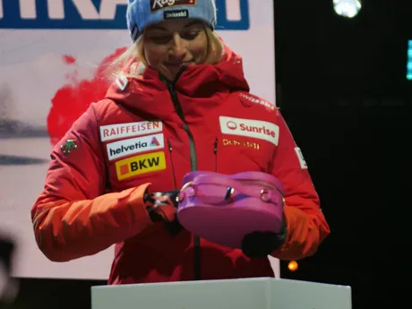 Lara Gutová Behramiová odštartuje v obrovskom slalome v Jasnej s číslom dva. 