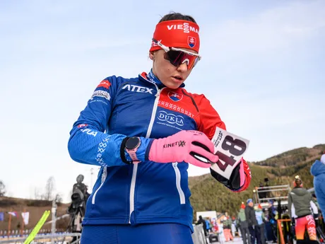 Zuzana Remeňová na ME v biatlone 2024 v Osrblí.