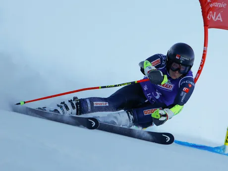 Švédka Sara Hectorová počas prvého kola obrovského slalomu Svetového pohára žien v Jasnej.
