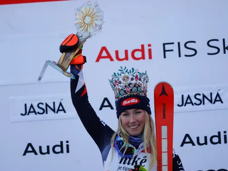 Mikaela Shiffrinová vyhrala slalom v Jasnej 2024.