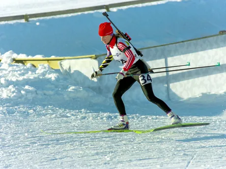 Martina Halinárová-Jašicová na zimných olympijských hrách 1994 v Lillehammeri. 