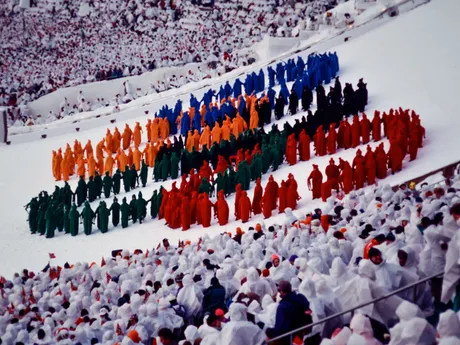 Slávnostné otvorenie ZOH 1994 v Lillehammeri. 