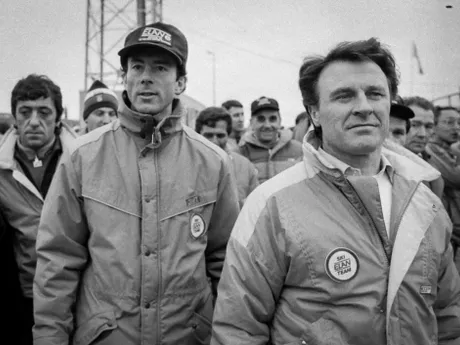 Ingemar Stenmark na zimných olympijských hrách 1984 v Sarajeve. 