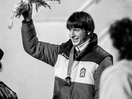 Skokan na lyžiach Pavel Ploc, bronzový  na zimných olympijských hrách 1984 v Sarajeve. 