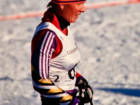 Alžbeta Havrančíková na zimných olympijských hrách 1994 v Lillehammeri. 