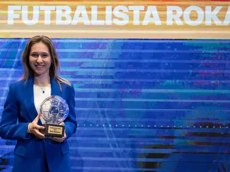 Mária Mikolajová, ktorá sa stala najlepšou futbalistkou Slovenska za rok 2023