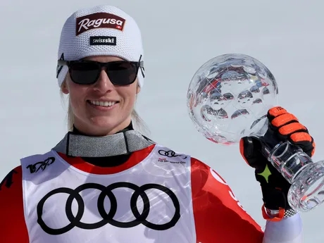 Lara Gutová-Behramiová získala malý glóbus za obrovský slalom