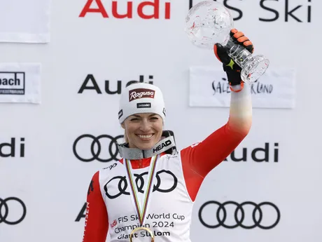 Lara Gutová-Behramiová získala malý glóbus za obrovský slalom