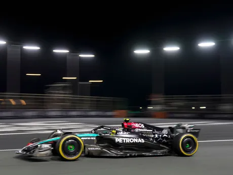 Lewis Hamilton počas Veľkej ceny Saudskej Arábie