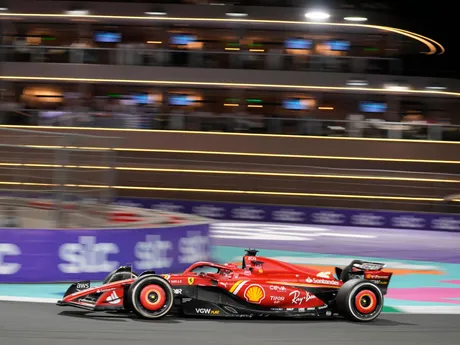 Charles Leclerc na Ferrari počas Veľkej ceny Saudskej Arábie