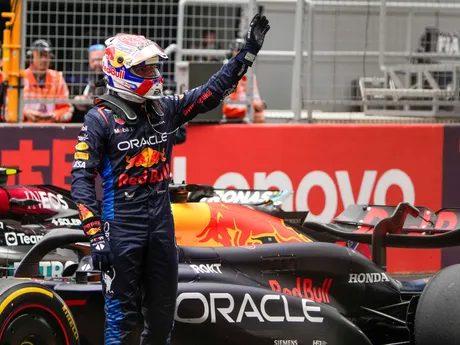 Max Verstappen vyhral šprintové preteky na Veľkú cenu Číny 2024.