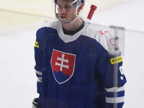 Rayen Petrovický, ktorý debutuje v slovenskej hokejovej reprezentácii v prípravnom zápase na májový svetový šampionát Slovensko - Švajčiarsko.