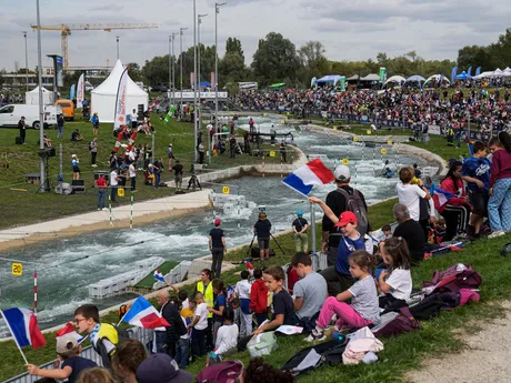 Areál vo Vaires-sur-Marne východne od Paríža, v ktorom sa uskutočnia súťaže vo vodnom slalome na OH 2024.