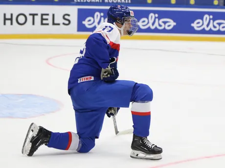 Ondrej Maruna po prehre so Švédskom v súboji o bronz na MS v hokeji do 18 rokov.