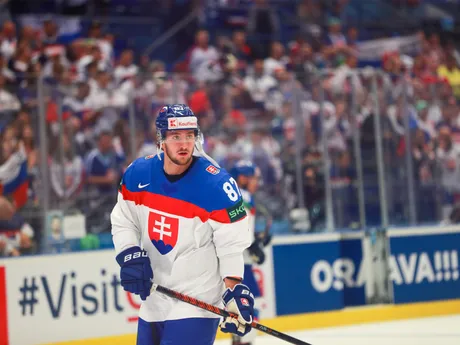 Pavol Regenda pred zápasom Slovensko - Francúzsko v skupine B na MS v hokeji 2024.