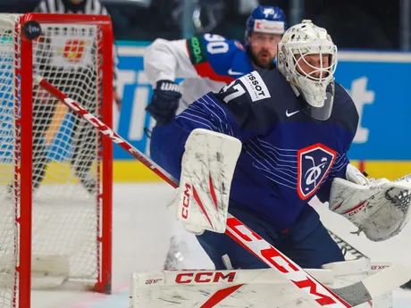 Tomáš Tatar v zápase Slovensko - Francúzsko v skupine B na MS v hokeji 2024.