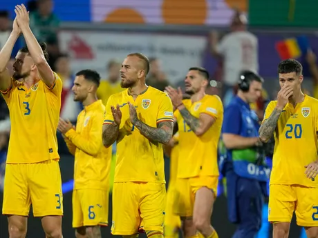 Futbalisti Rumunska po prehre s Belgickom na EURO 2024.