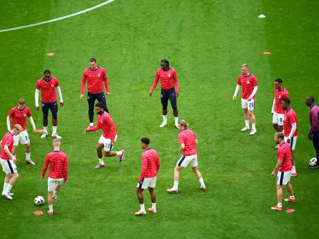 Futbalisti Anglicka pred zápasom Slovensko - Anglicko v osemfinále EURO 2024.