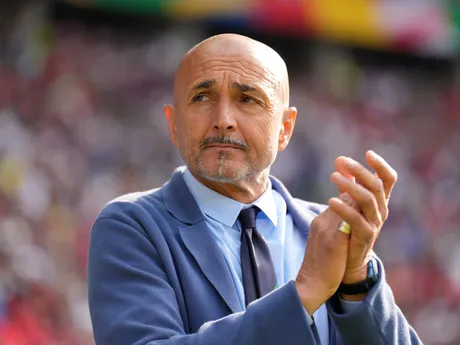 Luciano Spalletti počas zápasu Švajčiarsko - Taliansko na EURO 2024. 