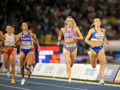 Fotka z finále žien na 800 m na ME v atletike 2024.