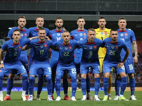 Slovenskí futbalisti pred zápasom proti Walesu v príprave na EURO 2024.