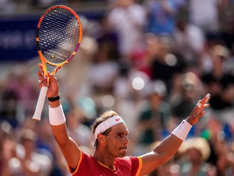 Španielsky tenista Rafael Nadal na  olympijských hrách v Paríži 2024.