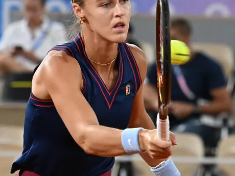 Anna Karolína Schmiedlová v semifinále OH 2024 v Paríži