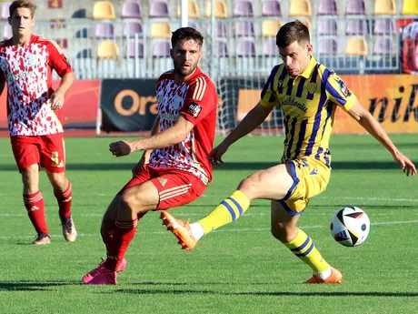 Momentky zo zápasu Banská Bystrica - Dunajská Streda (3. kolo, Niké liga)