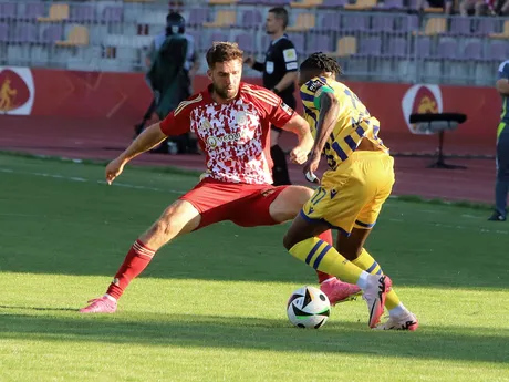 Momentky zo zápasu Banská Bystrica - Dunajská Streda (3. kolo, Niké liga)