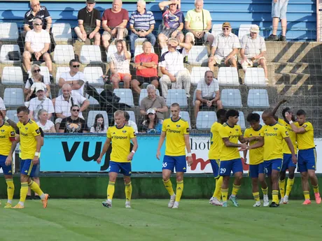 Futbalisti MFK Zemplín Michalovce.