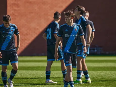 Fotka zo zápasu Celtic FC U19 - ŠK Slovan Bratislava U19 v 1. kole mládežníckej Ligy majstrov.