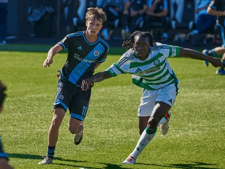 Fotka zo zápasu Celtic FC U19 - ŠK Slovan Bratislava U19 v 1. kole mládežníckej Ligy majstrov.