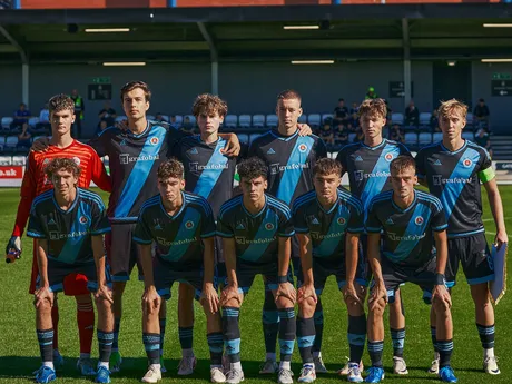 Fotka zo zápasu Celtic FC U19 - ŠK Slovan Bratislava U19 v 1. kole mládežníckej Ligy majstrov.