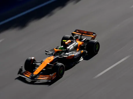 Lando Norris na McLarene počas Veľkej ceny Azerbajdžanu.