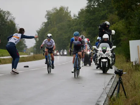 Viktória Chladoňová na MS v cestnej cyklistike 2024.