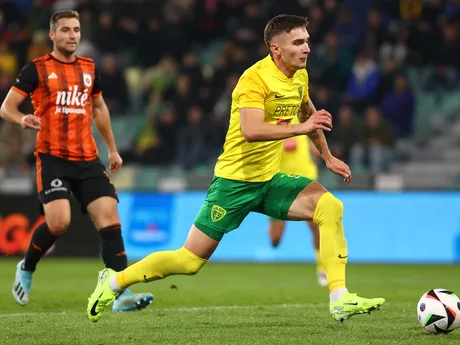 Dávid Ďuriš (Žilina) v dohrávke 2. kola futbalovej Niké ligy medzi MŠK Žilina - MFK Ružomberok.