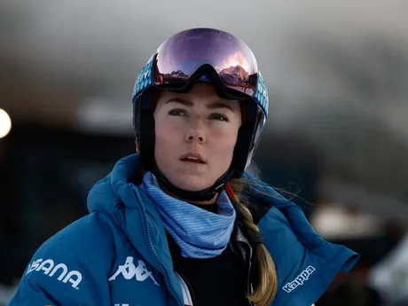 Američanka Mikaela Shiffrinová pred 1. kolo obrovského slalomu v rakúskom stredisku Sölden.