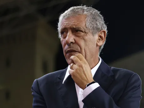 Tréner Fernando Santos počas zápasu Azerbajdžan - Slovensko v skupine 1 C-divízie Ligy národov.