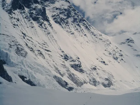 Západná stena Mt. Everestu. Pohľad zo Západného kotla.