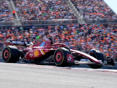 Charles Leclerc počas Veľkej ceny USA. 