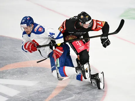 vľavo Marek Korenčík (Slovensko) a vpravo Justin Schütz (Nemecko)
