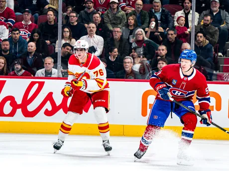 Martin Pospíšil v zápase Montreal - Calgary