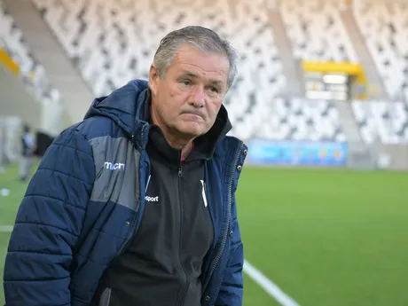 Tréner AS Trenčín Ivan Galád počas zápasu 13. kola Niké ligy FC Košice – AS Trenčín.