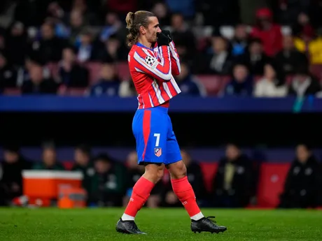 Antoine Griezmann (Atlético) sa raduje z gólu v zápase 6. kola ligovej fázy Ligy majstrov Atlético Madrid - Slovan Bratislava.