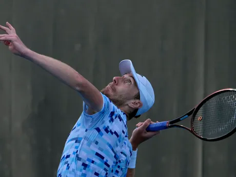 Lukáš Klein v 1. kole Australian Open 2025.