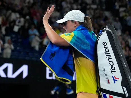 Iga Swiateková po prehre s Madison Keysovou v semifinále Australian Open 2025.