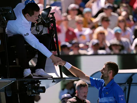 Novak Djokovič skrečoval semifinálový zápas Australian Open 2025